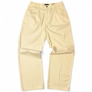 Women's Dockers Khaki Wide Leg High Waist Pants White Size 31 Workwear Casual